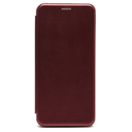 Чехол книжка для Xiaomi Poco C40 Book Cover Бордовый