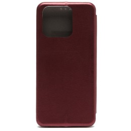Чехол книжка для Xiaomi Poco C40 Book Cover Бордовый