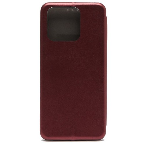 Чехол книжка для Xiaomi Poco C40 Book Cover Бордовый