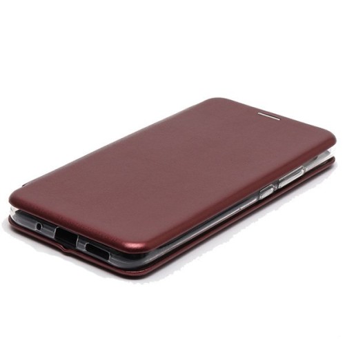 Чехол книжка для Xiaomi Poco C40 Book Cover Бордовый