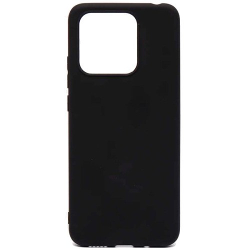 Силиконовый чехол для Xiaomi Poco C40 Soft Matte с микрофиброй Черный