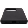 Силиконовый чехол для Xiaomi Poco C40 Soft Matte с микрофиброй Черный