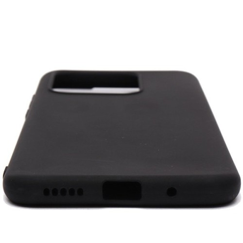 Силиконовый чехол для Xiaomi Poco C40 Soft Matte с микрофиброй Черный