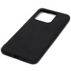 Силиконовый чехол для Xiaomi Poco C40 Soft Matte с микрофиброй Черный
