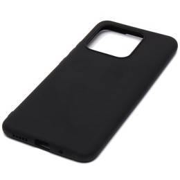 Силиконовый чехол для Xiaomi Poco C40 Soft Matte с микрофиброй Черный