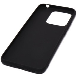 Силиконовый чехол для Xiaomi Poco C40 TPU 1мм Черный матовый