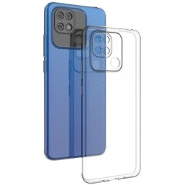Силиконовый чехол для Xiaomi Poco C40 TPU 1мм с защитой камеры Прозрачный