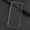 Силиконовый чехол для Xiaomi Poco C40 TPU 1мм с защитой камеры Прозрачный