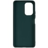 Силиконовый чехол для Xiaomi Poco F3 Red Line Ultimate Темно зеленый