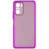 Чехол накладка для Xiaomi Poco F3 Plastic Matte Сиреневый