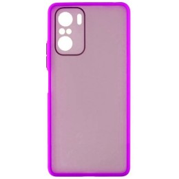 Чехол накладка для Xiaomi Poco F3 Plastic Matte Сиреневый