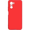 Силиконовый чехол для Xiaomi Poco F3 DF po04 Красный