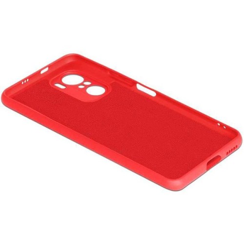 Силиконовый чехол для Xiaomi Poco F3 DF po04 Красный