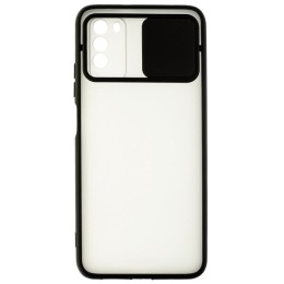 Чехол накладка для Xiaomi Poco M3 Cover Slide Черный