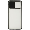Чехол накладка для Xiaomi Poco M3 Cover Slide Черный