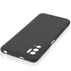 Силиконовый чехол для Xiaomi Poco M3 Pro TPU 1мм с защитой камеры Черный
