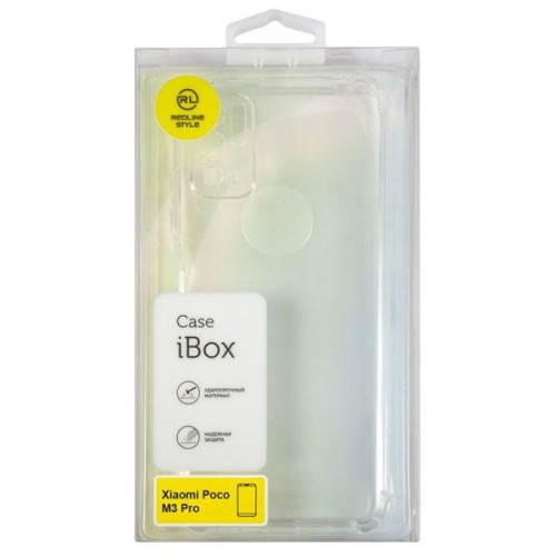 Силиконовый чехол для Xiaomi Poco M3 Pro iBox Crystal противоударный с защитой камеры Прозрачный