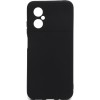 Силиконовый чехол для Xiaomi Poco M4 TPU 1мм Черный матовый