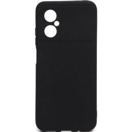 Силиконовый чехол для Xiaomi Poco M4 TPU 1мм Черный матовый