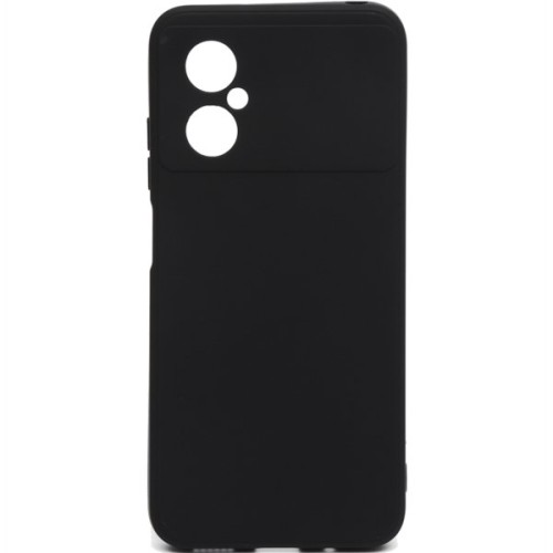 Силиконовый чехол для Xiaomi Poco M4 TPU 1мм Черный матовый