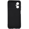 Силиконовый чехол для Xiaomi Poco M4 TPU 1мм Черный матовый