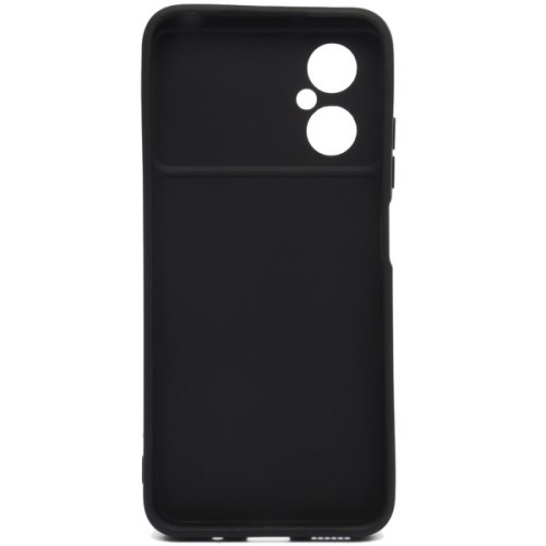 Силиконовый чехол для Xiaomi Poco M4 TPU 1мм Черный матовый