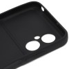 Силиконовый чехол для Xiaomi Poco M4 TPU 1мм Черный матовый