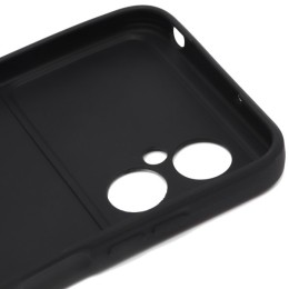Силиконовый чехол для Xiaomi Poco M4 TPU 1мм Черный матовый