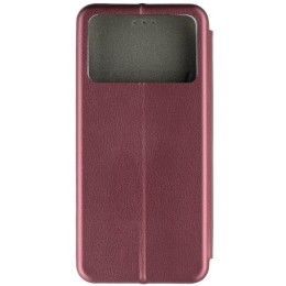 Чехол книжка для Xiaomi Poco M4 Pro Book Cover Бордовый