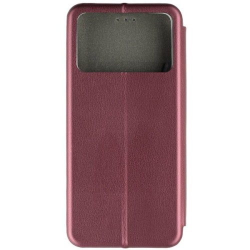 Чехол книжка для Xiaomi Poco M4 Pro Book Cover Бордовый