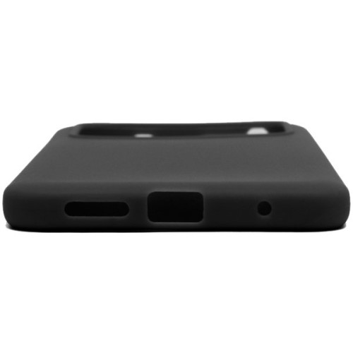 Силиконовый чехол для Xiaomi Poco M4 Pro TPU 1мм Черный матовый