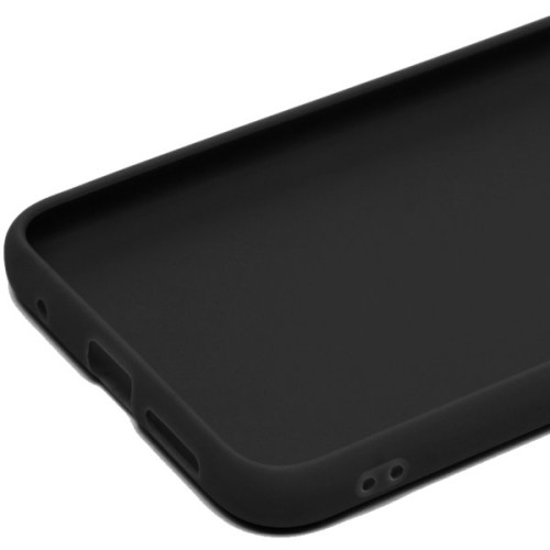 Силиконовый чехол для Xiaomi Poco M4 Pro TPU 1мм Черный матовый