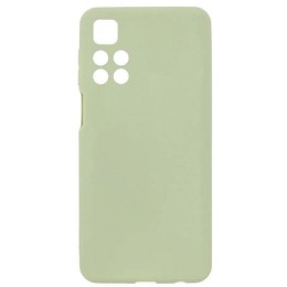 Силиконовый чехол для Xiaomi Poco M4 Pro 5G Soft Matte с защитой камеры Оливковый