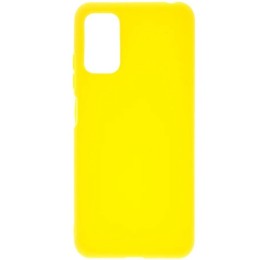Силиконовый чехол для Xiaomi Poco M4 Pro 5G Soft Matte Желтый