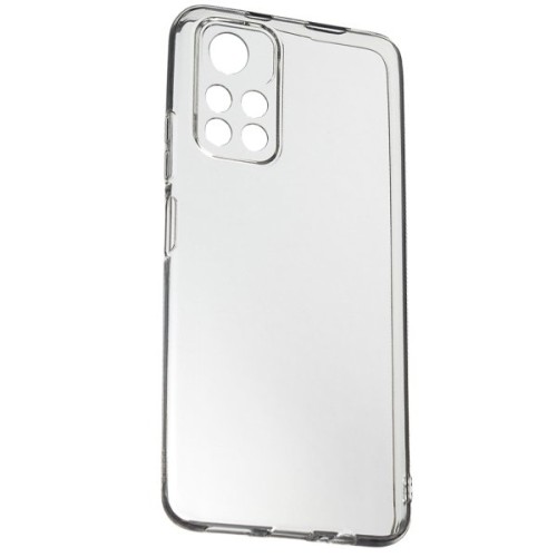 Силиконовый чехол для Xiaomi Poco M4 Pro 5G TPU 1мм с защитой камеры Прозрачный