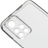 Силиконовый чехол для Xiaomi Poco M4 Pro 5G TPU 1мм с защитой камеры Прозрачный