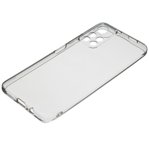 Силиконовый чехол для Xiaomi Poco M4 Pro 5G TPU 1мм с защитой камеры Прозрачный
