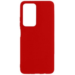 Силиконовый чехол для Xiaomi Poco M5S Soft Matte с микрофиброй Красный