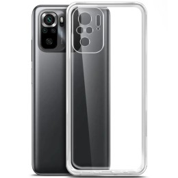 Силиконовый чехол для Xiaomi Poco M5s TPU 1мм с защитой камеры Прозрачный