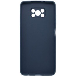 Силиконовый чехол для Xiaomi Poco X3 Red Line Ultimate Синий