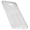 Силиконовый чехол для Xiaomi Poco X3 iBox Crystal с картхолдером Прозрачный