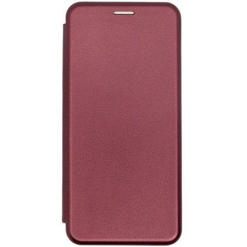 Чехол книжка для Xiaomi Poco X3 Book Cover Бордовый
