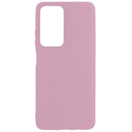 Силиконовый чехол для Xiaomi Poco X4 GT Soft Matte с микрофиброй Пыльно розовый