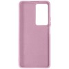 Силиконовый чехол для Xiaomi Poco X4 GT Soft Matte с микрофиброй Пыльно розовый