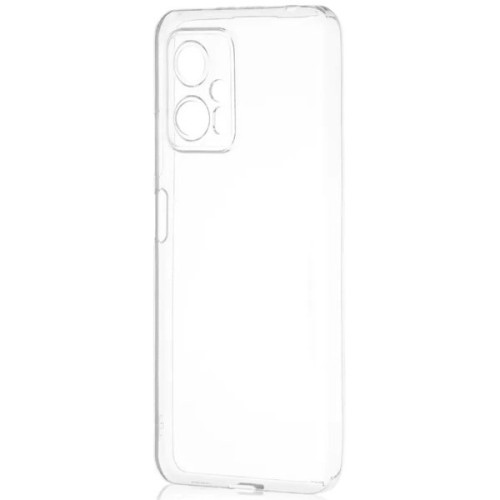 Силиконовый чехол для Xiaomi Poco X4 GT TPU 1мм с защитой камеры Прозрачный
