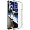 Силиконовый чехол для Xiaomi Poco X4 Pro TPU 1мм с защитой камеры Прозрачный