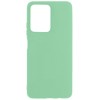 Силиконовый чехол для Xiaomi Poco X5 5G Soft Matte с микрофиброй Мятный