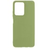 Силиконовый чехол для Xiaomi Poco X5 5G Soft Matte с микрофиброй Оливковый