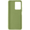 Силиконовый чехол для Xiaomi Poco X5 5G Soft Matte с микрофиброй Оливковый