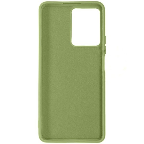 Силиконовый чехол для Xiaomi Poco X5 5G Soft Matte с микрофиброй Оливковый